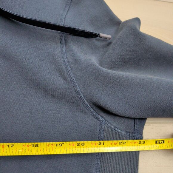 Mack Weldon Ace Hoodie Mens Large Full Zip Navy Blue Stretch Soft Sweatshirt - Picture 5 of 10